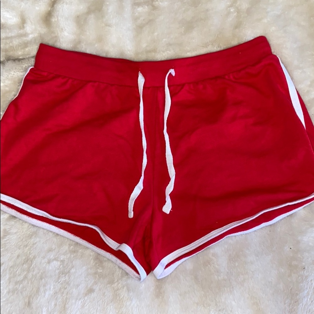 Red shorts